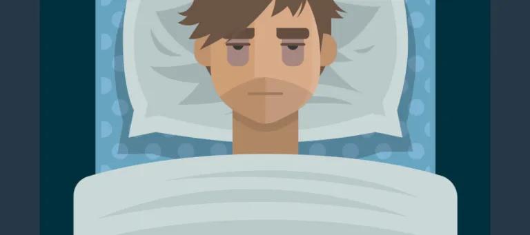 image of sleep deprived young person