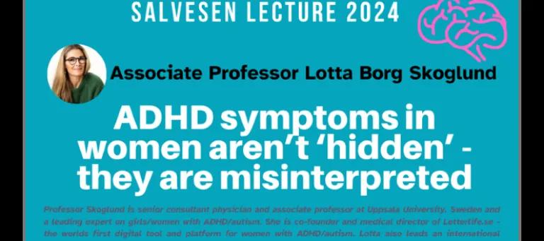 Flyer for Salvesen Lecture 2024