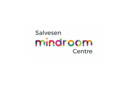 Salvesen Mindroom Centre words with Mindroom in multicoloured font