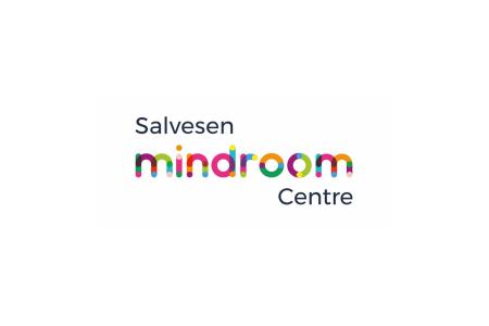 Salvesen Mindroom Centre words with Mindroom in multicoloured font