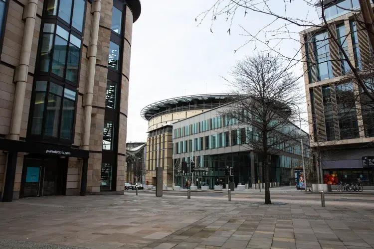 Photo of outside of Edinburgh Conference Centre building