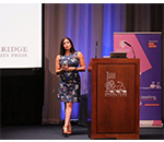 Joni Holmes delivering a presentation