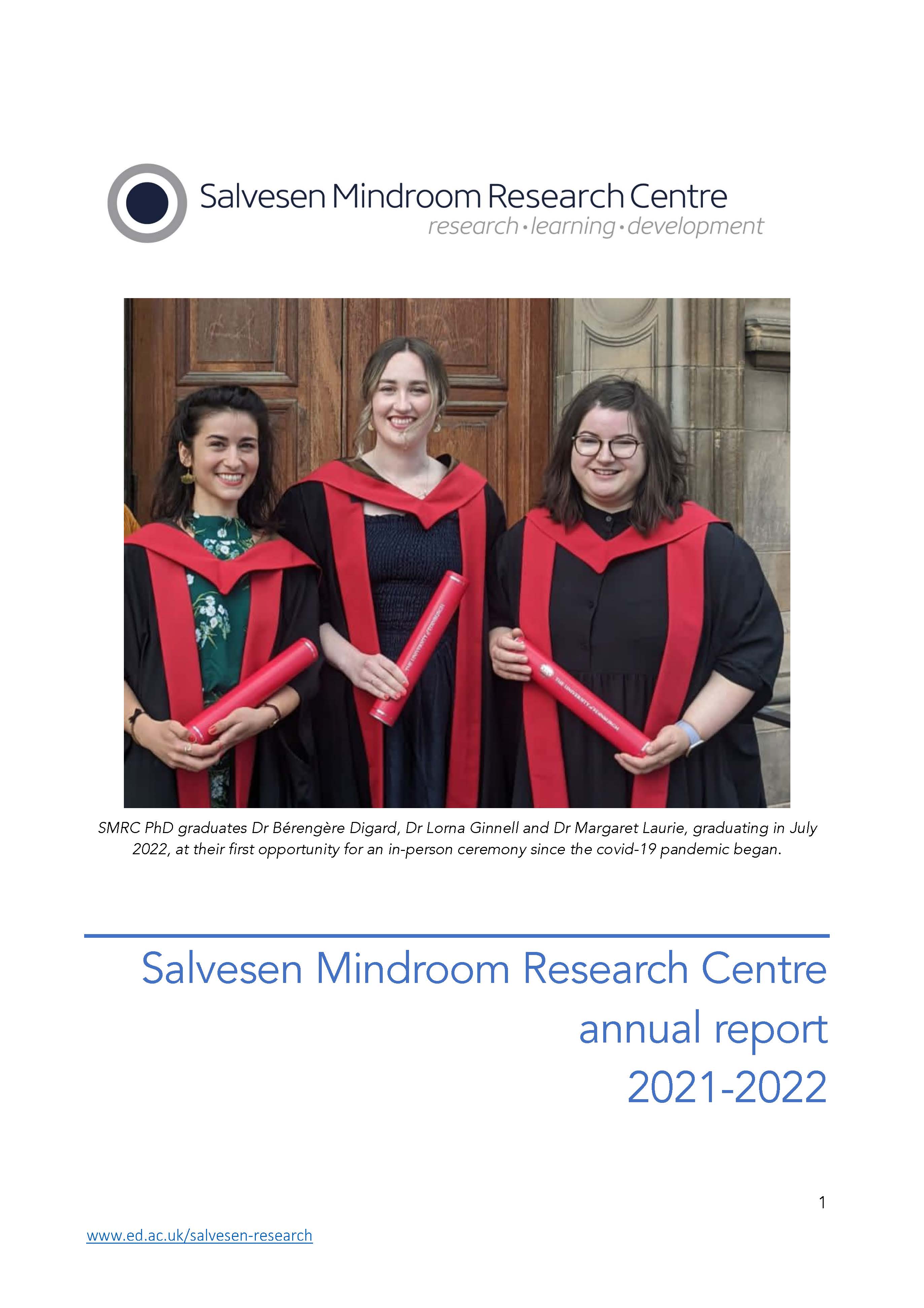 Salvesen Mindroom Research Centre 2022 Report